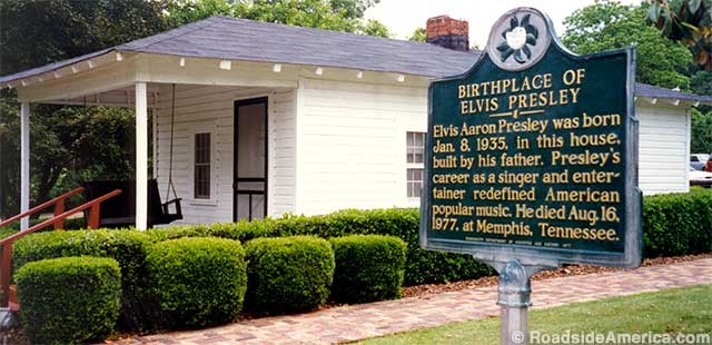 Birthplace of Elvis Presley.