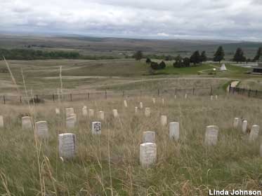 Graves of the 7th Cavalry.
