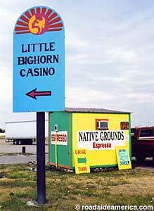 Little Bighorn Casino sign.