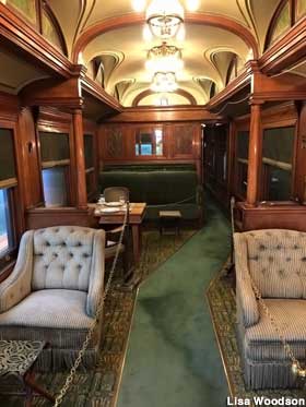 Luxury train car.