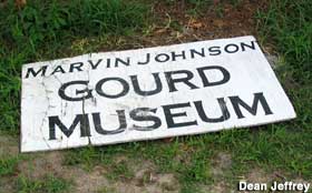 Gourd Museum sign.