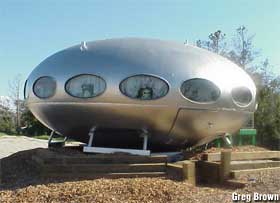 Flying Saucer house.