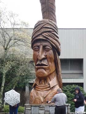 Peter Toth Giant Indian Head.