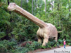 Dino Trail sculpture.