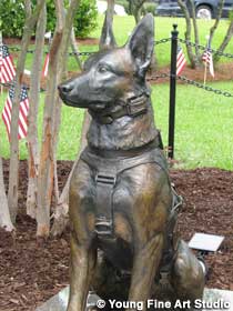 SOF Dog memorial.