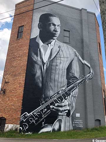John Coltrane Mural.