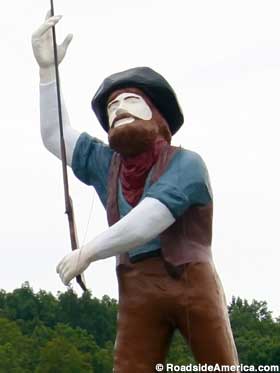 Daniel Boone statue.