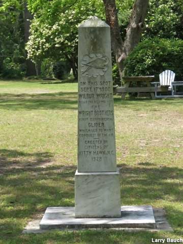 Wright Brothers Memorial Marker.