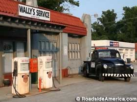 Wally's Service Station.
