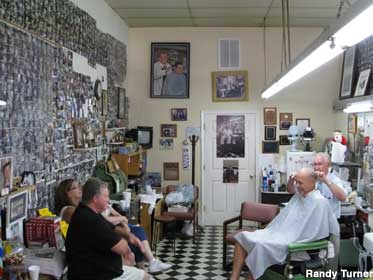 Floyd's barber shop.