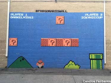 Mario mural.