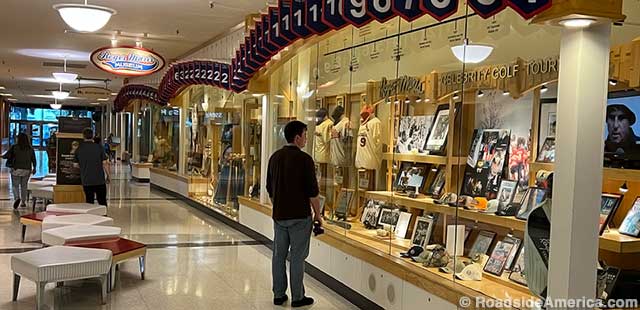 Roger Maris Museum in a mall.