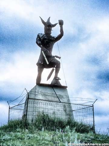 Viking Statue.