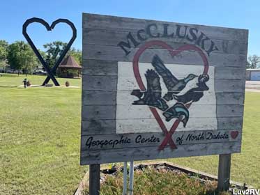 McClusky sign and heart.