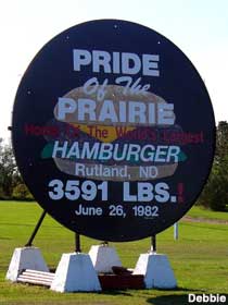 Sign for Hamburger record of 1982.