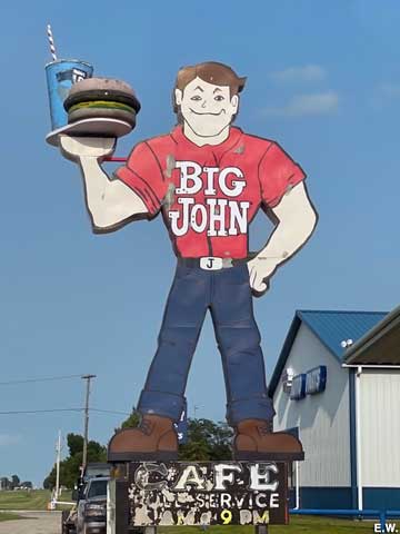 Big John, burger boy.