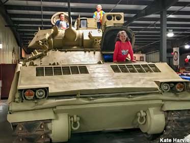 Tank fun for kids.