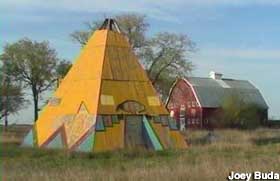 Teepee structure.