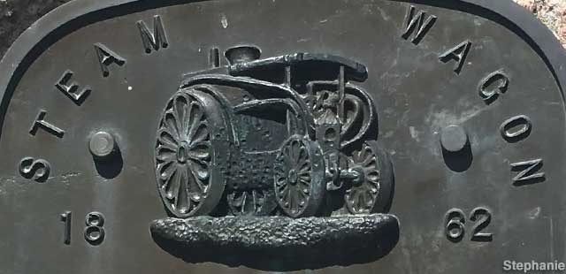 Steam Wagon plaque.