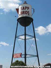 Sapp Bros. coffee pot water tower.
