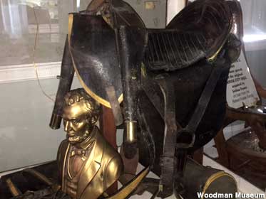 Saddle ridden by Lincoln days before he was assassinated.