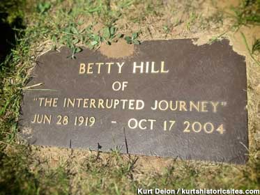 Betty Hill grave.