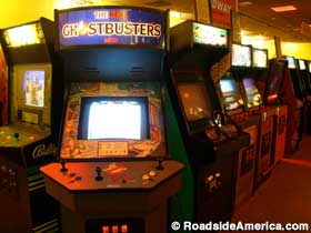 Video arcade games.