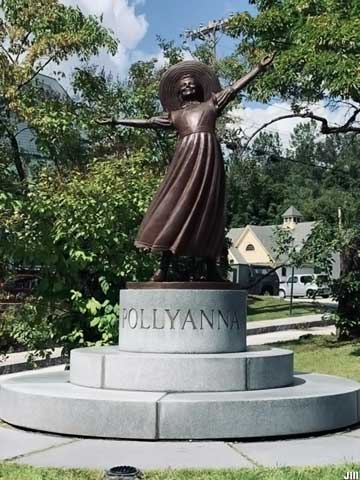 Pollyanna statue.