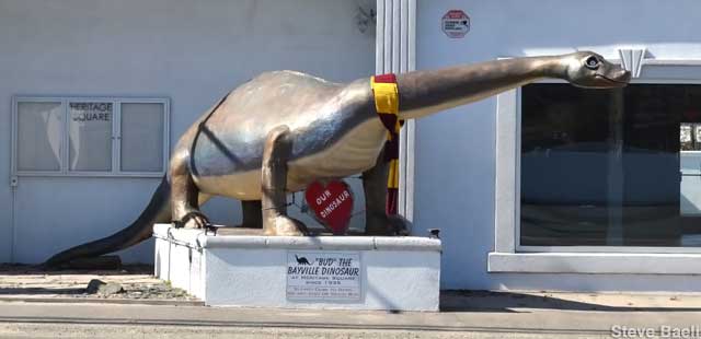 Motorists have passed the Dinosaur on this roadside spot for over 85 years.