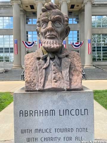 Lincoln bust.