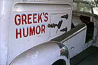 Greek's Humor truck.