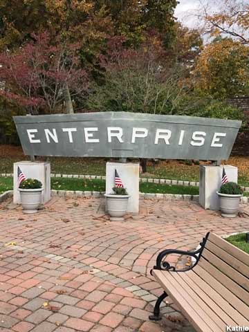 USS Enterprise Nameplate.