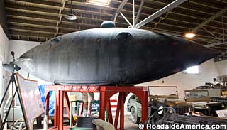Submarine on display - The Intelligent Whale.