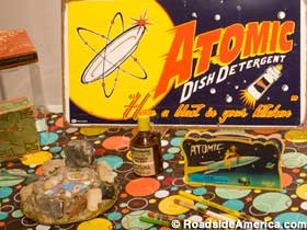 Atomic age memorabilia.
