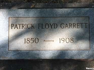 Grave of Pat Garrett.