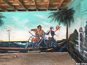 Easy Rider mural.