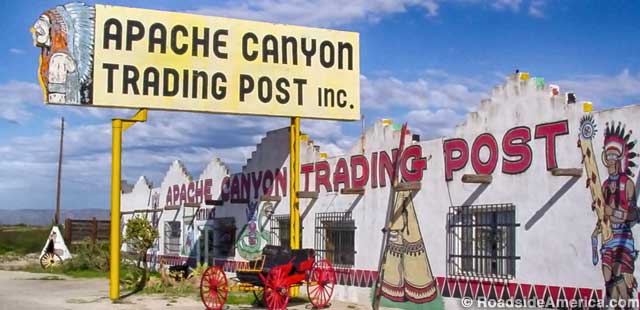 Apache Trading Post: 2003 sign and accessories.