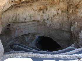 Natural cave entrance.