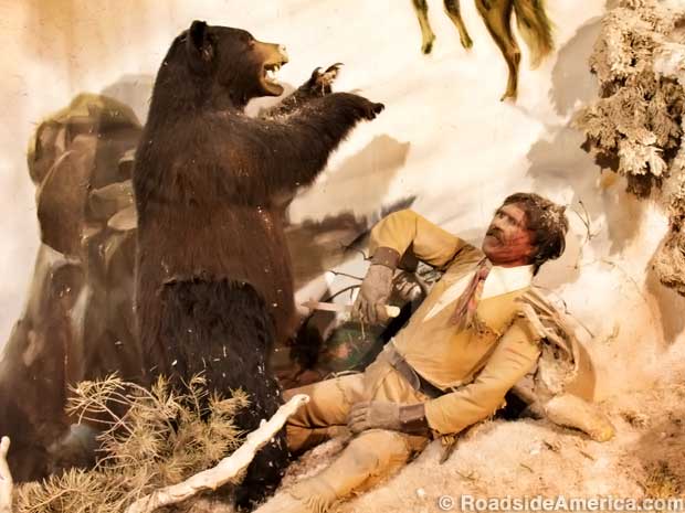Jedediah Smith and the bear.