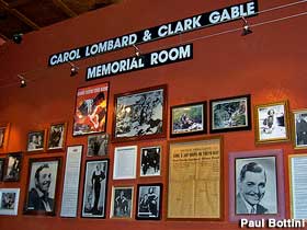 Carol Lombard and Clark Gable Memorial Room.