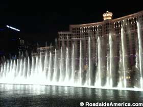 The Bellagio Fountain show.