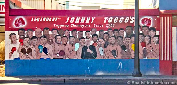 Johnny Tocco Boxing Mural.
