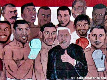 Johnny Tocco Boxing Mural.