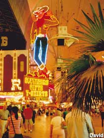 Vegas Vic - neon cowboy.