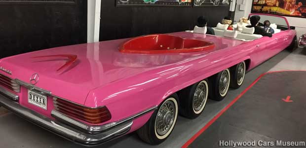 40-foot-long, 10-wheeled limo with a hot tub.