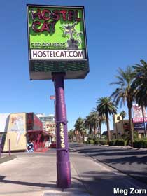 Sign above the Legends of Las Vegas Walk of Fame.