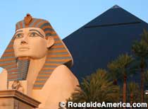 Luxor Pyramid and Sphinx