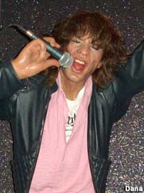 Mick Jagger in wax.