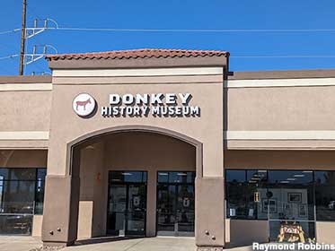 Donkey History Museum exterior.