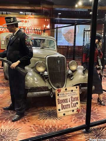 Bonnie and Clyde Death Car.